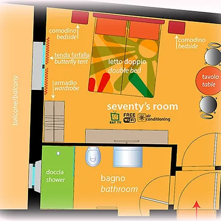 Zip . Design In Bed and breakfast